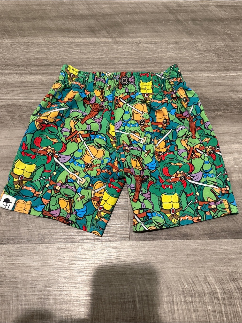 George Hats Teenage Mutant Ninja Turtle Print Hybrid Walk Shorts